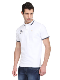 Men Ivory White Cotton & Spandex T-Shirt - JUMP USA (1568786841642)