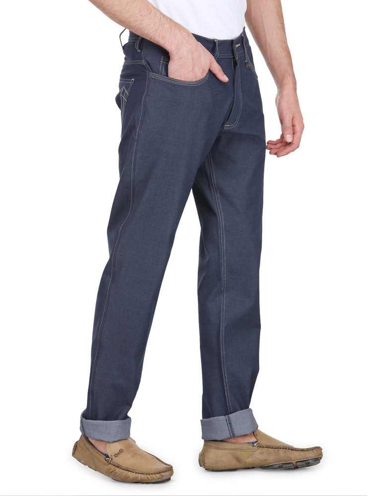 Men Regular Fit Four Way Streachable Jeans - JUMP USA (1568787562538)