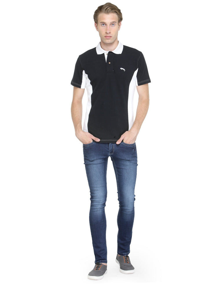 Men Short Sleeve Polo T-Shirt - JUMP USA (1568788512810)