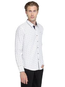 Men Full Sleeve Printed Shirt - JUMP USA (1568792707114)