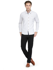 Men Full Sleeve Printed Shirt - JUMP USA (1568792707114)