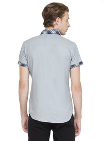 Men Short Sleeve Patch Pocket Shirt - JUMP USA (1568789332010)