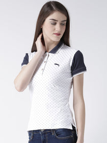Women Short Sleeves Polo T-Shirt - JUMP USA (1568789659690)