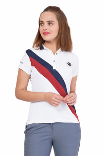 Women Short Sleeve Polo T-Shirt - JUMP USA (1568789725226)