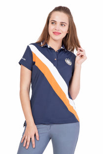 Women Short Sleeve Polo T-Shirt - JUMP USA (1568789757994)