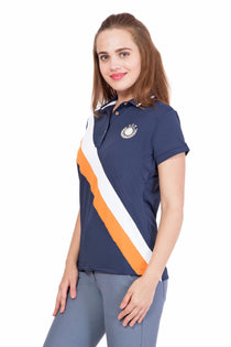 Women Short Sleeve Polo T-Shirt - JUMP USA (1568789757994)