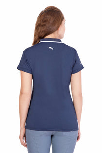 Women Short Sleeve Polo T-Shirt - JUMP USA (1568789757994)