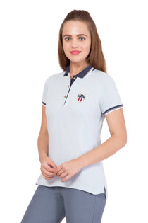 Women Short Sleeves Casual Polo T-Shirt - JUMP USA (1568790183978)