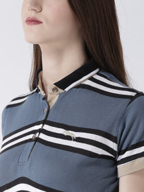 Women Cotton Short Sleeves Polo T-Shirt - JUMP USA (1568791429162)