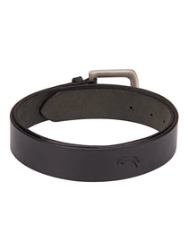 Snipes Leather Black Belt With Metal Buckle - JUMP USA (1568791658538)