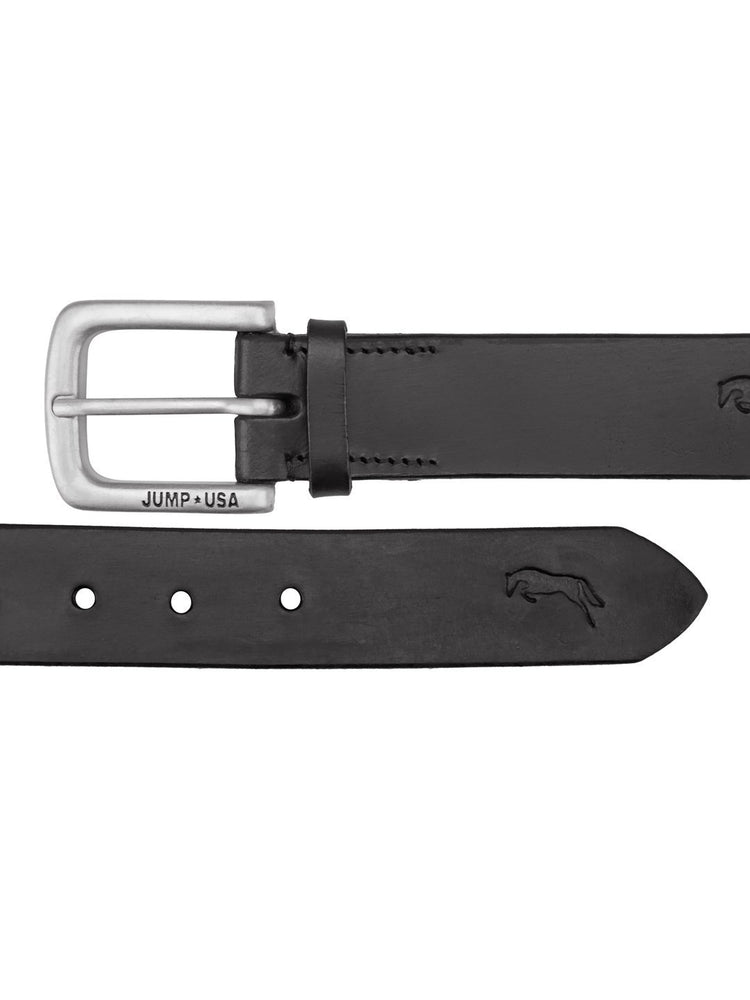 Snipes Leather Black Belt With Metal Buckle - JUMP USA (1568791658538)