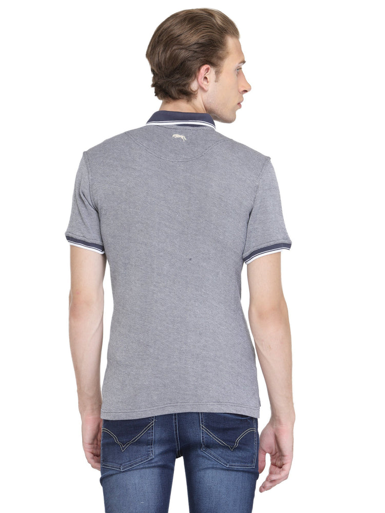Men Solid Polo Collor T-Shirt - JUMP USA (1568791986218)