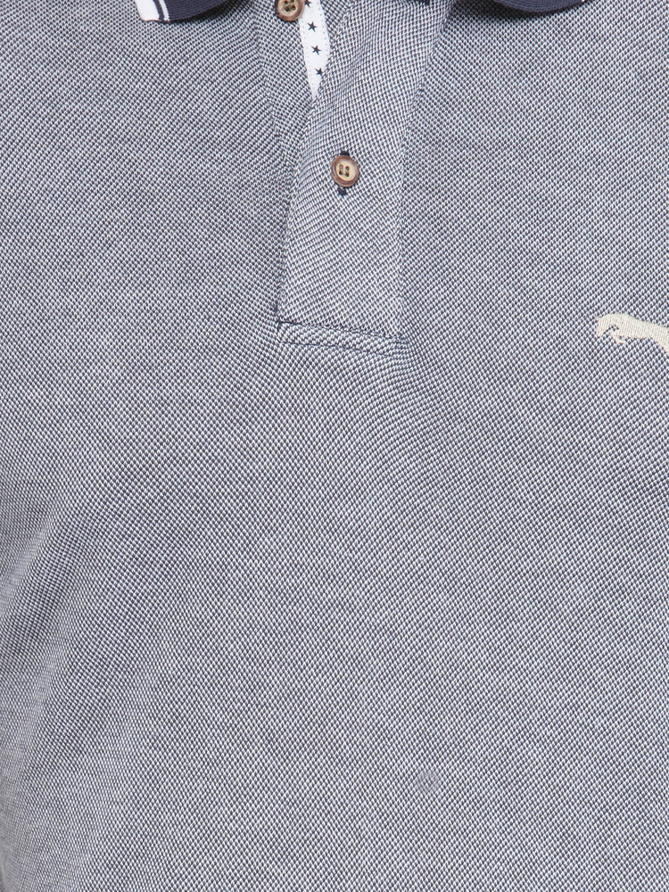 Men Solid Polo Collor T-Shirt - JUMP USA (1568791986218)