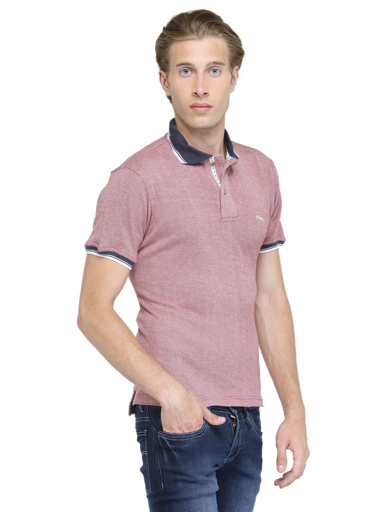Men Solid Polo Collor T-Shirt - JUMP USA (1568792051754)