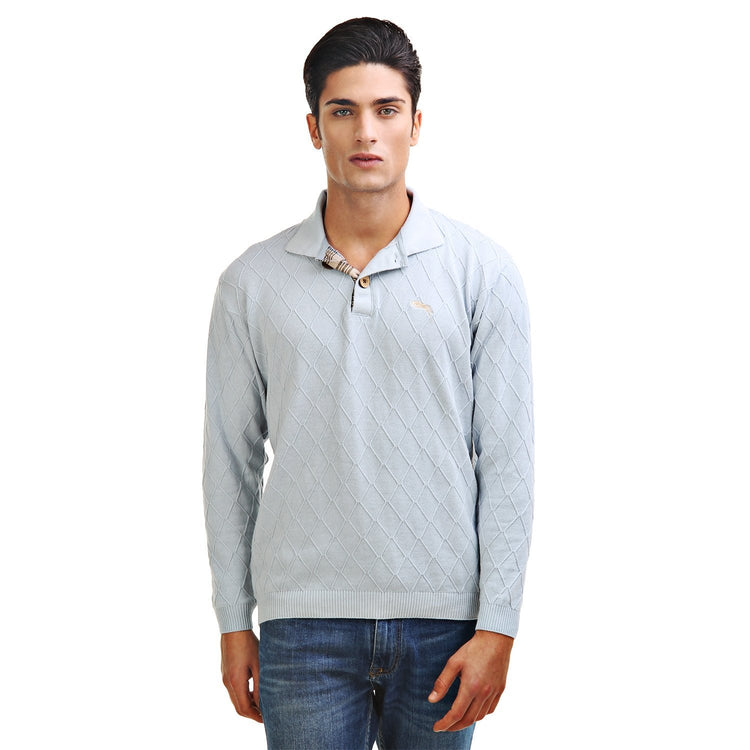 Men Full Sleeve Cotton Sweater - JUMP USA (1568783859754)