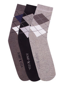 Men Pack of 3 Calf Length socks - JUMP USA