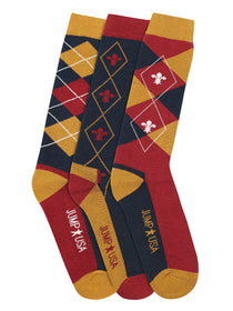 Men Pack of 3 Calf Length socks - JUMP USA