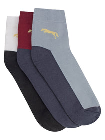 Men Pack of 3 Ankle length socks - JUMP USA (1568797130794)