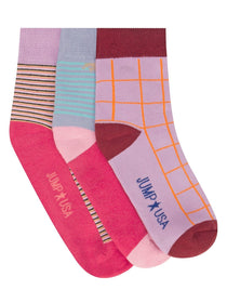 Women Pack of 3 Ankle length Socks - JUMP USA