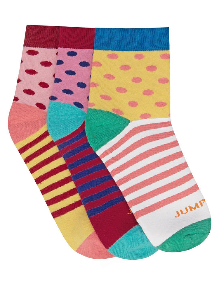 Women Pack of 3 Ankle length Socks - JUMP USA