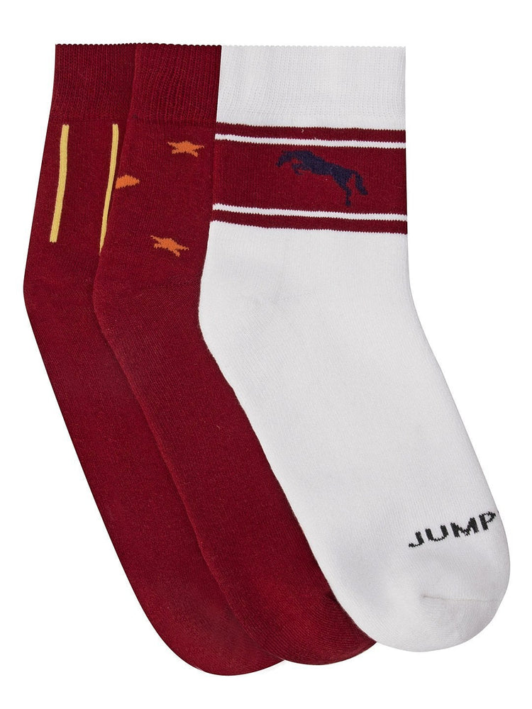 18SS161207-645-STD-JUMP-USA-Pack-Of-3-Ankle-Length-Socks-For-Women's