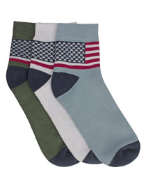 Men Pack of 3 Ankle Length socks - JUMP USA (1568793985066)
