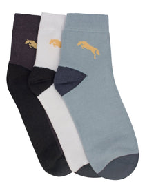 Men Pack of 3 Ankle Length socks - JUMP USA (1568794017834)
