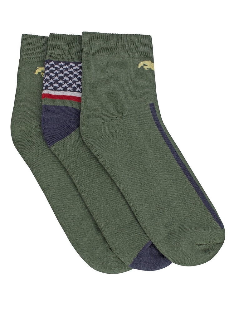Men Pack of 3 Ankle Length socks - JUMP USA (1568794378282)