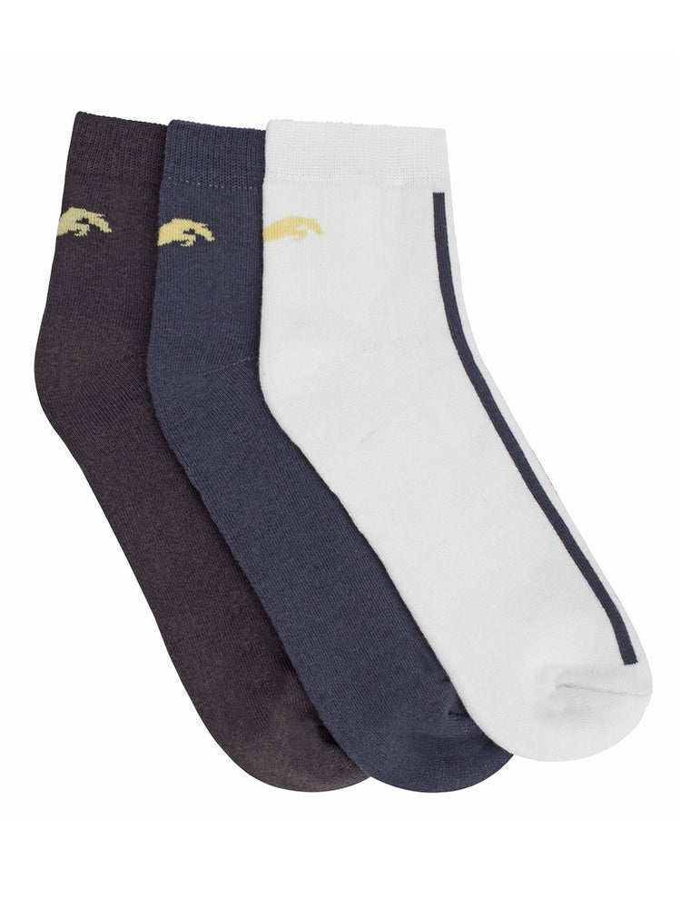 Men Pack of 3 Ankle Length socks - JUMP USA (1568794509354)