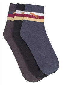 Men Pack of 3 Ankle Length socks - JUMP USA (1568794771498)