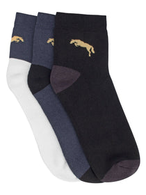 Men Pack of 3 Ankle Length socks - JUMP USA (1568795033642)