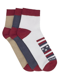 Men Pack of 3 Ankle length socks - JUMP USA (1568795885610)