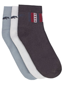 Men Pack of 3 Ankle length socks - JUMP USA (1568795983914)