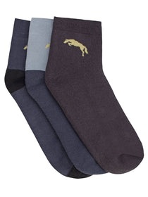 Men Pack of 3 Ankle length socks - JUMP USA (1568796016682)