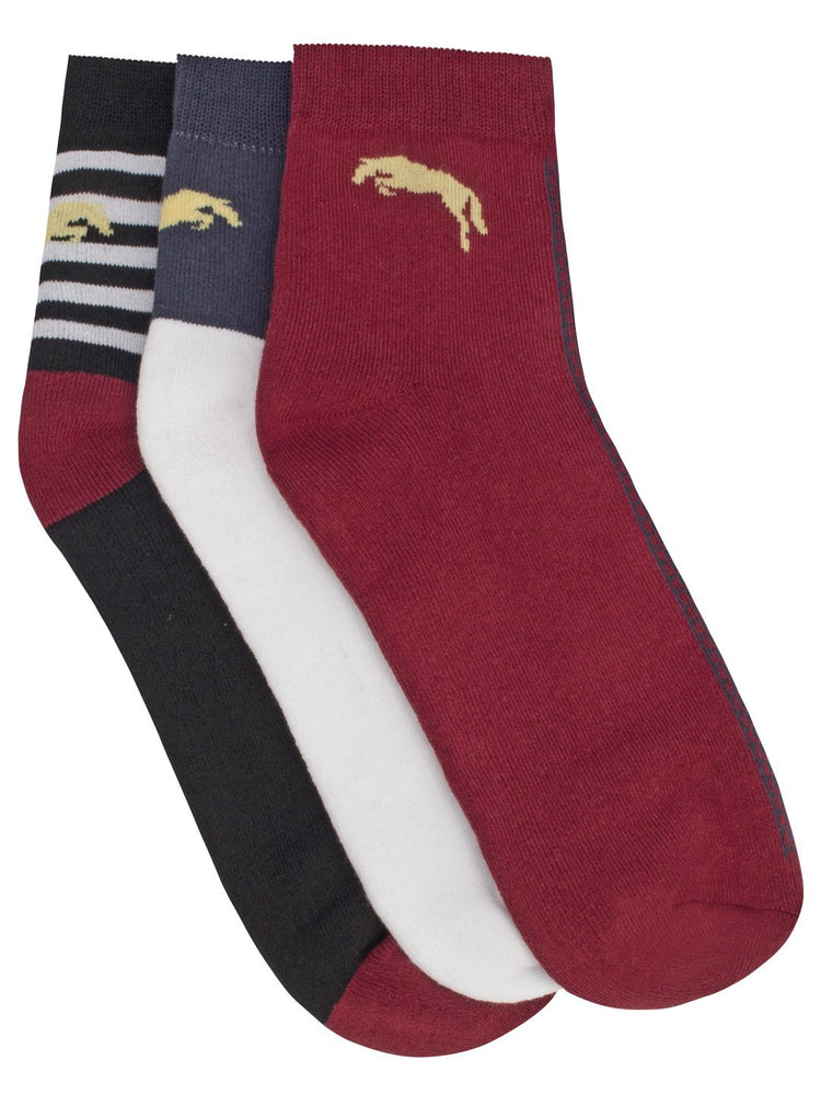 Men Pack of 3 Ankle length socks - JUMP USA (1568796082218)