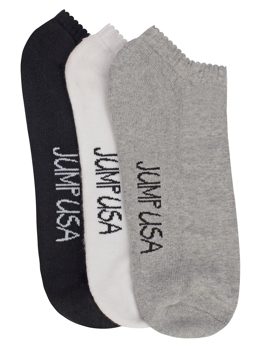Men Pack of 3 Ankle length socks - JUMP USA (1568796246058)