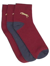 Men Pack of 3 Ankle length socks - JUMP USA (1568796639274)