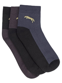 Men Pack of 3 Ankle length socks - JUMP USA (1568796672042)