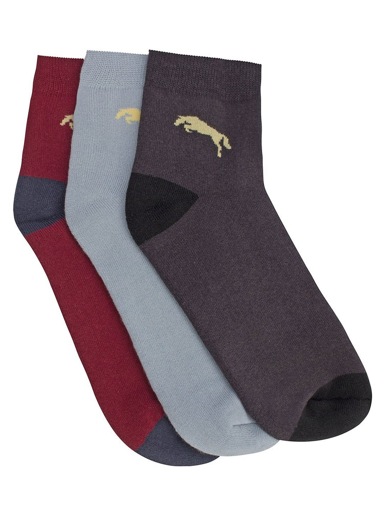 Men Pack of 3 Ankle length socks - JUMP USA (1568796835882)