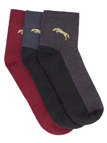Men Pack of 3 Ankle length socks - JUMP USA (1568796868650)