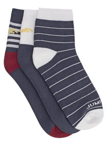 Men Pack of 3 Ankle length socks - JUMP USA (1568796901418)