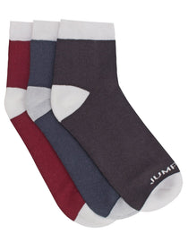 Men Pack of 3 Ankle length socks - JUMP USA (1568796934186)