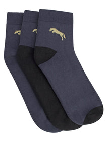 Men Pack of 3 Ankle length socks - JUMP USA (1568796999722)