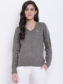 Women Beige Casual Sweaters - JUMP USA