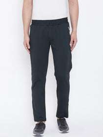 JUMP USA Men Black Solid Sports Track Pant - JUMP USA