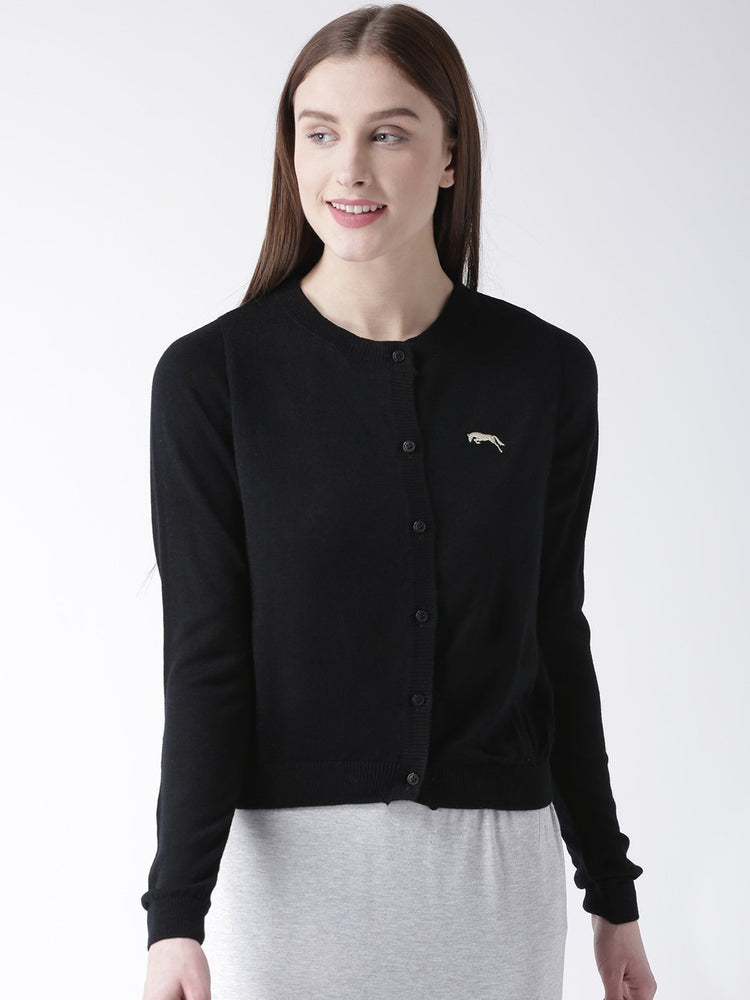 Women Cotton Casual Long Sleeve  Black Winter Sweaters - JUMP USA (1568776486954)