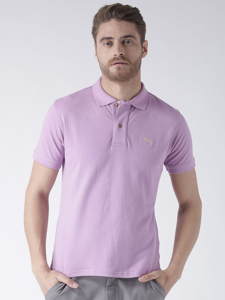 Men Plain Short Sleeve Polo T-Shirt - JUMP USA (1568779796522)