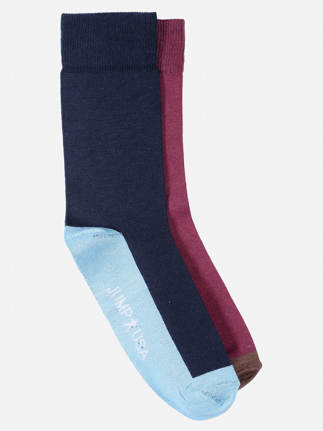 JUMP USA Set of 2 Mid Length Socks For Men