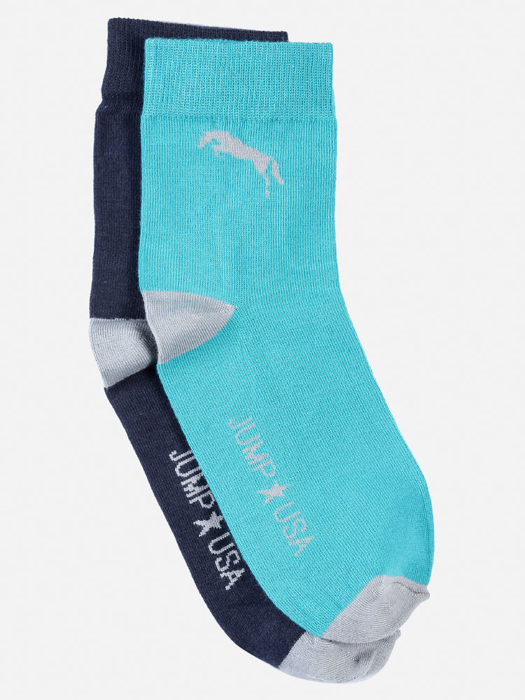 JUMP USA Set of 2 Mid Length Socks For Men