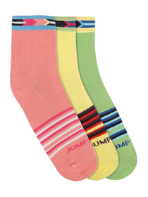 Women Pack of 3 Ankle Length Socks - JUMP USA